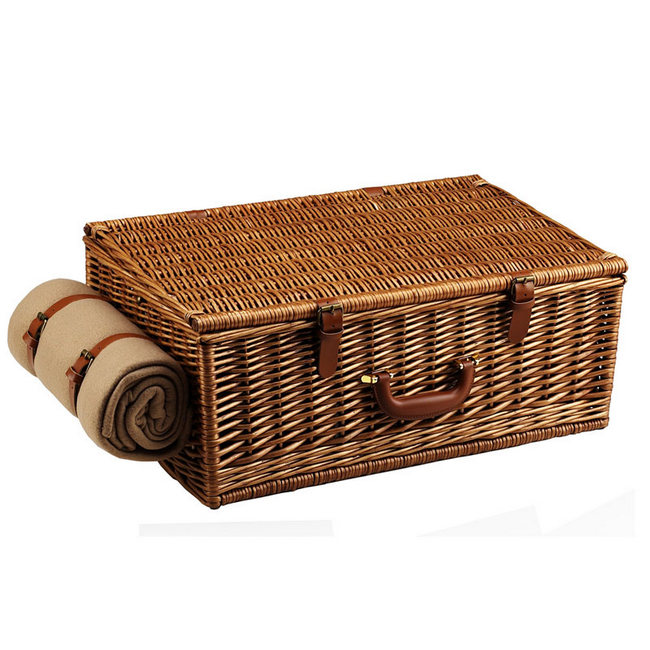 Dorset Picnic Basket for Four with Blanket - Gazebo - Image 6
