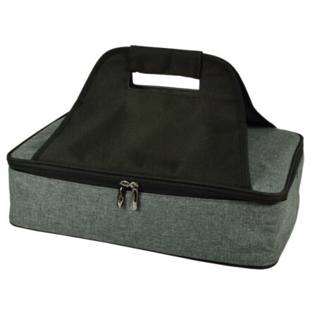 Single Layer Insulated Food Carrier - Charcoal