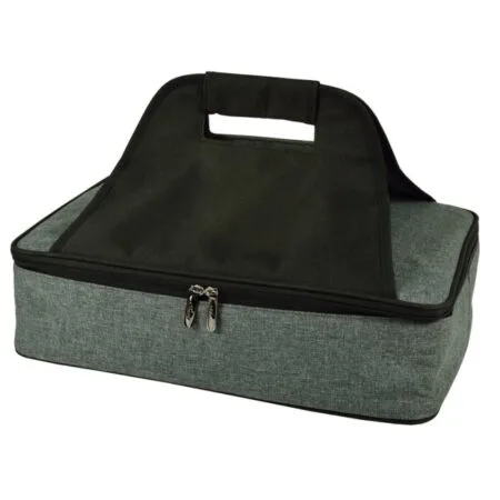 Single Layer Insulated Food Carrier - Charcoal