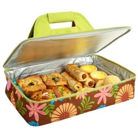 Single Layer Insulated Food Carrier - Floral