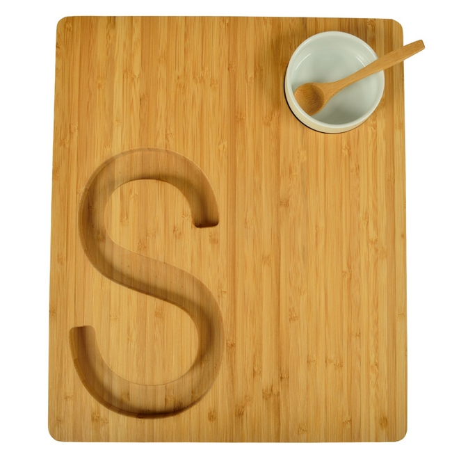 Alphabet Bamboo Cheese/Charcuterie Board - All Letters of the Alphabet Available - Image 8