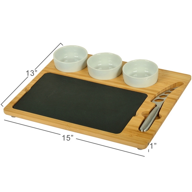 Bamboo/Slate Cheese Platter - Image 9