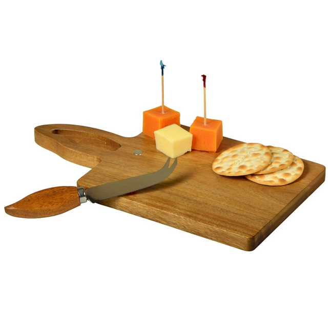 Acacia Trent Bar Board With Knife - Image 3
