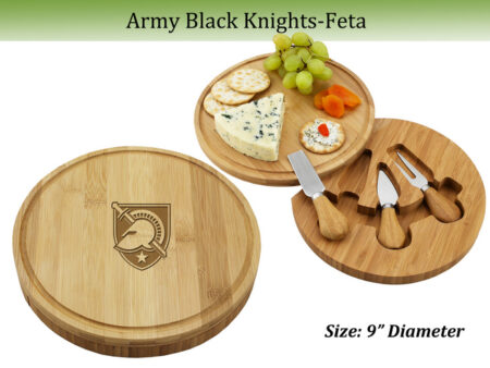 NCAA Army Black knights Bamboo Cheese & Charcuterie Board