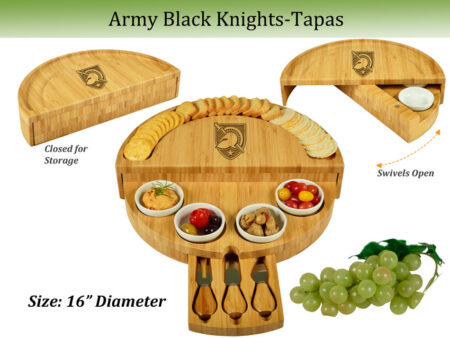 NCAA Army Black knights Bamboo Cheese & Charcuterie Board